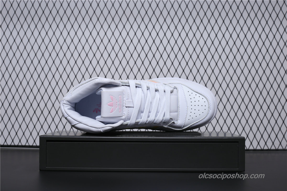 Női Adidas Forum Mid Fehér/Rózsaszín Cipők (D98180) - Kattintásra bezárul