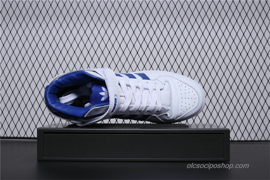 Adidas Forum Mid Fehér/Kék Cipők (F37830) - Kattintásra bezárul