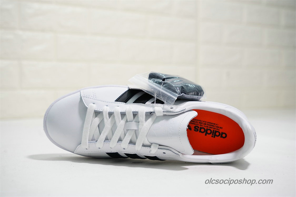 Adidas Campus 80S Leather Fehér/Fekete Cipők (DB1450) - Kattintásra bezárul