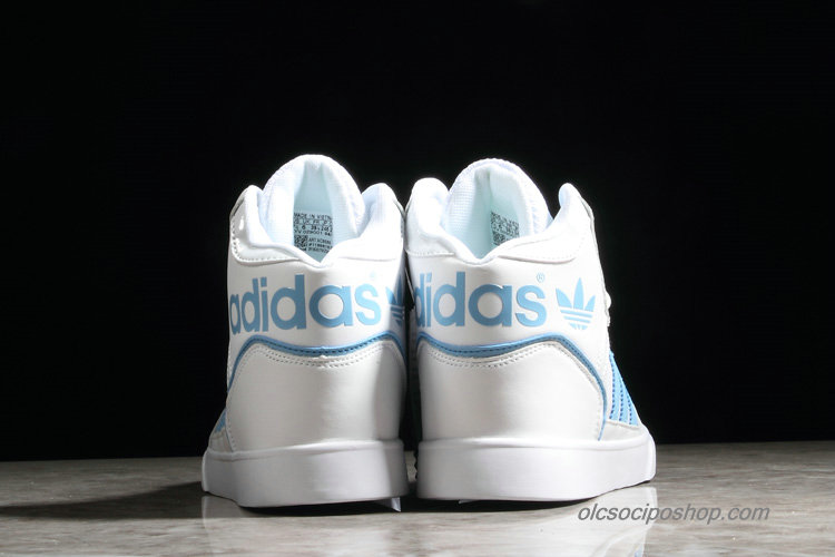 Női Adidas Extaball Fehér/Világoskék Cipők (AC8586) - Kattintásra bezárul