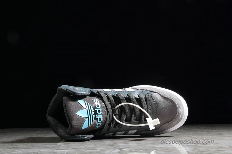 Női Adidas Extaball Szürke/Fehér/Fekete/Kék Cipők (S75001) - Kattintásra bezárul