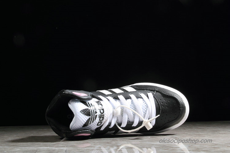Női Adidas Extaball Fekete/Fehér/Rózsaszín Cipők (S75002) - Kattintásra bezárul