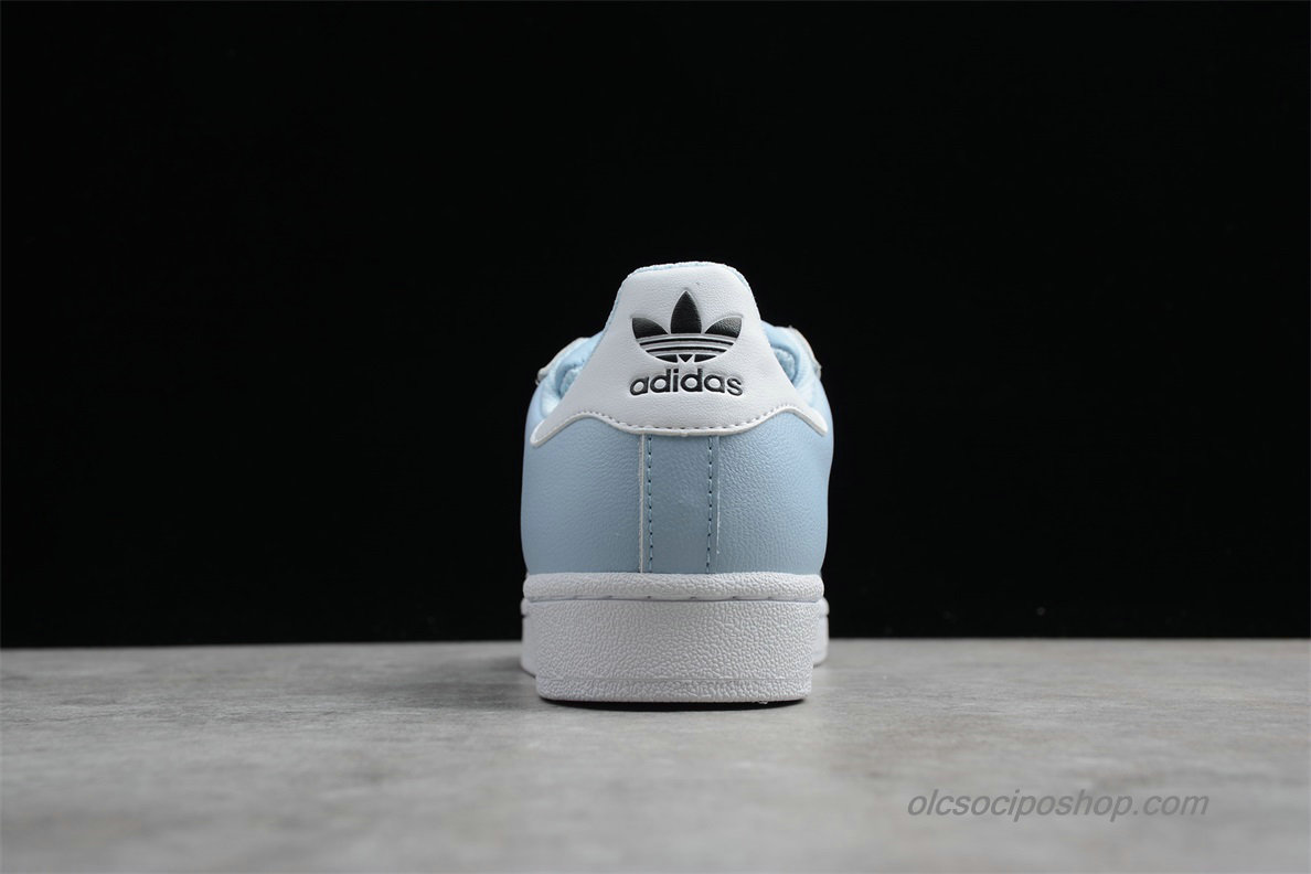 Női Adidas Superstar Világoskék/Fehér Cipők (CG2944) - Kattintásra bezárul