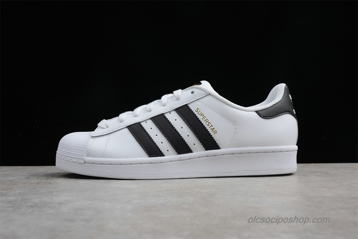 Adidas Superstar Fehér/Fekete Cipők (C77124) - Kattintásra bezárul