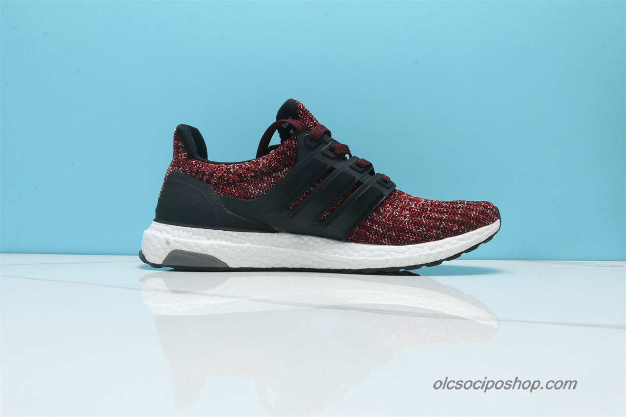 Férfi Adidas Ultra Boost 4.0 Piros /Fekete/Fehér Cipők - Kattintásra bezárul