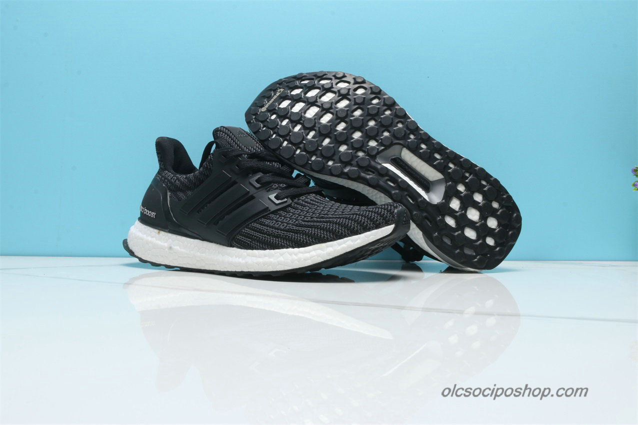 Férfi Adidas Ultra Boost 4.0 Fekete/Szürke/Fehér Cipők - Kattintásra bezárul