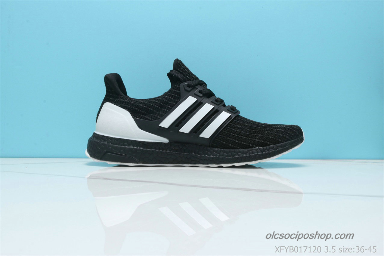 Férfi Adidas Ultra Boost 4.0 Fekete/Fehér Cipők - Kattintásra bezárul