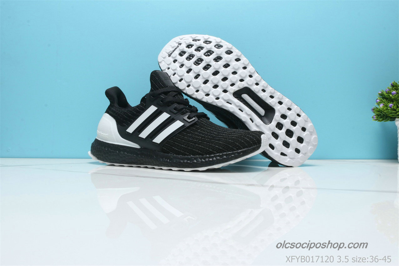 Férfi Adidas Ultra Boost 4.0 Fekete/Fehér Cipők - Kattintásra bezárul