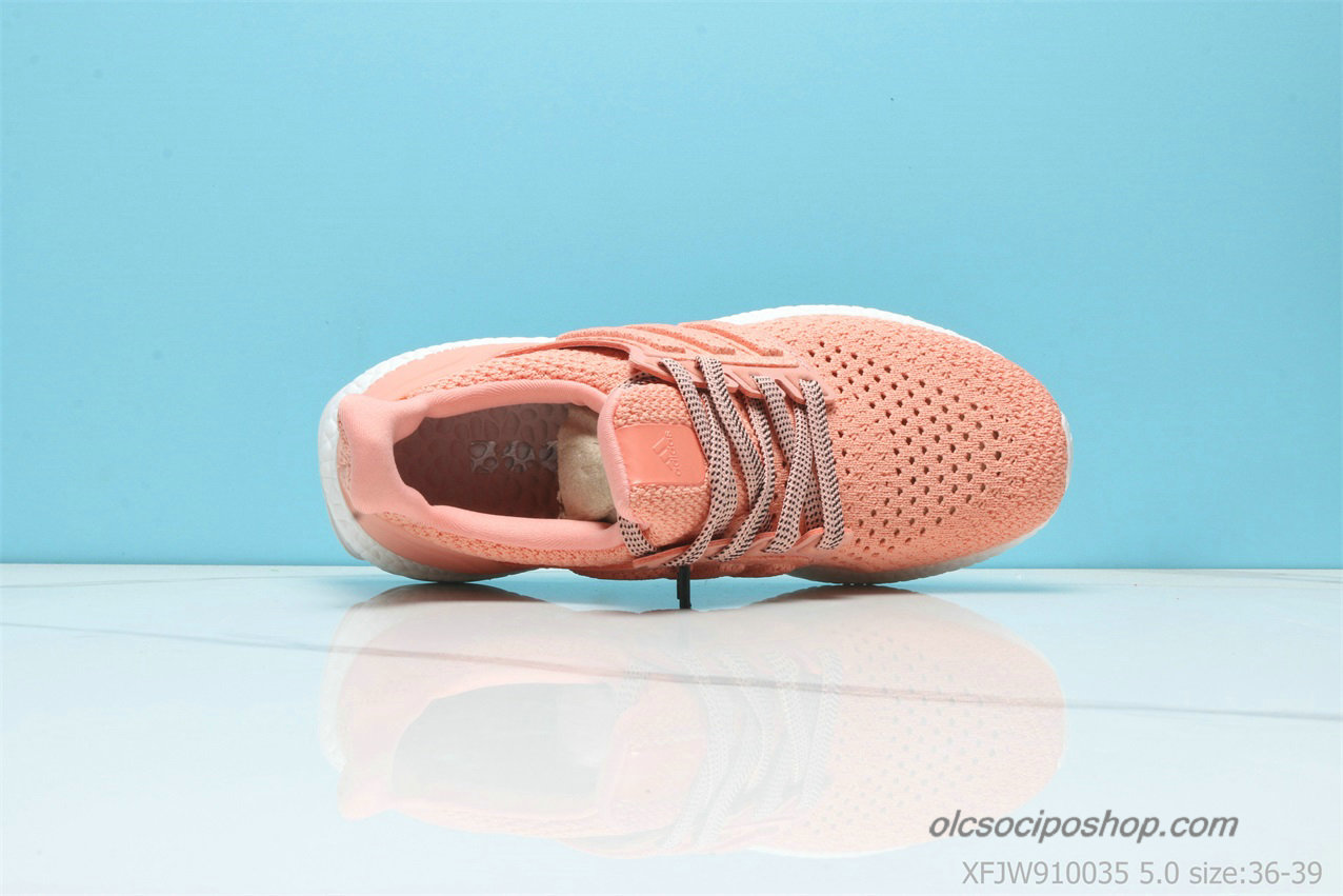 Női Adidas Ultra Boost Clima Narancs/Fehér Cipők (BY8888) - Kattintásra bezárul