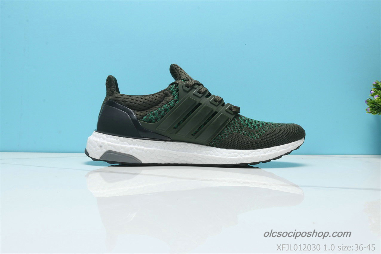 Adidas Ultra Boost Olajbogyó/Zöld/Fekete Cipők - Kattintásra bezárul
