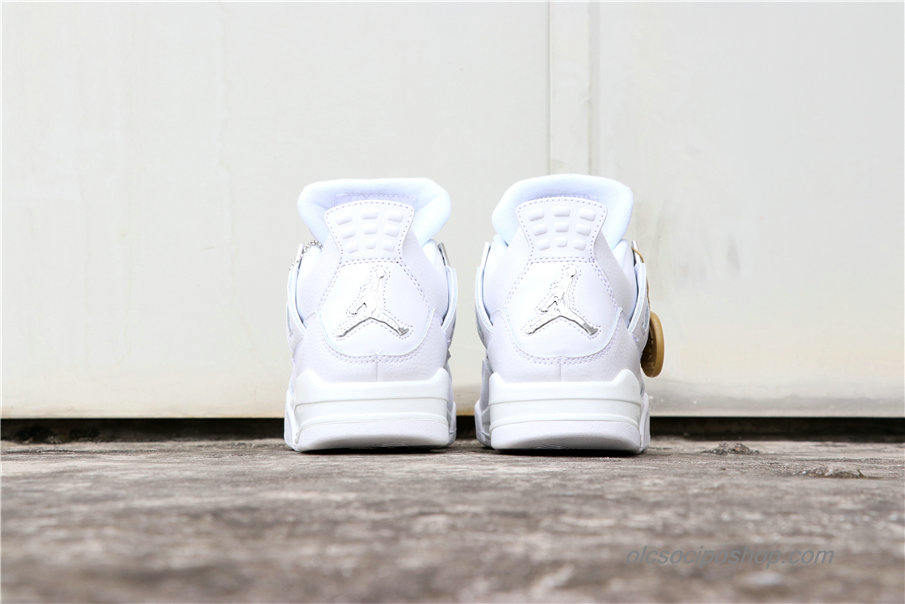 Férfi Air Jordan 4 Retro Pure Money AJ4 Fehér Cipők (308497-100) - Kattintásra bezárul
