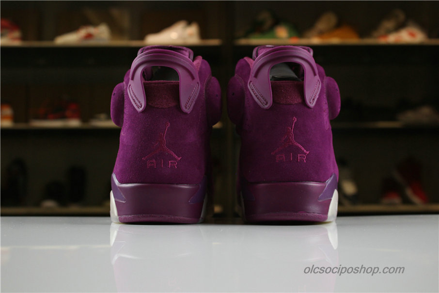 Férfi Air Jordan 6 DIY Personal Tailor Bordeaux Cipők (AQ707-106) - Kattintásra bezárul