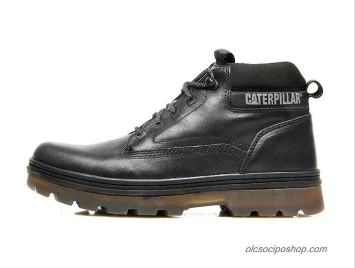 Férfi Caterpillar Leather Waterproof Fekete Csizmák (P720299) - Kattintásra bezárul