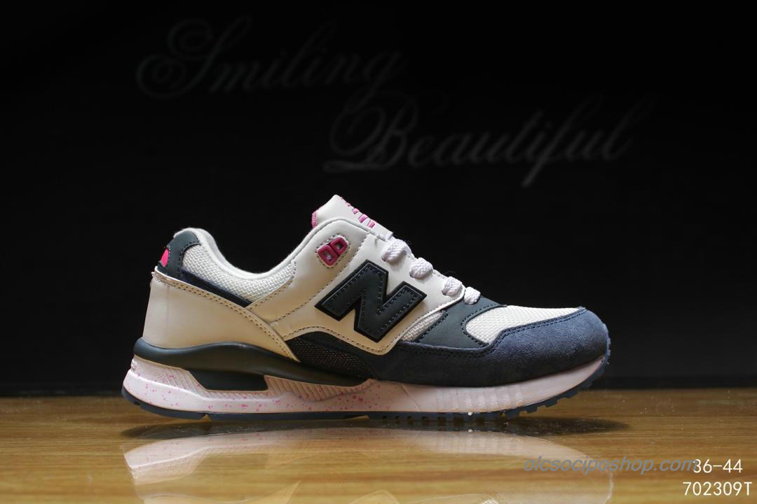 New Balance 530 Sötétkék/Fehér/Rózsaszín Cipők - Kattintásra bezárul