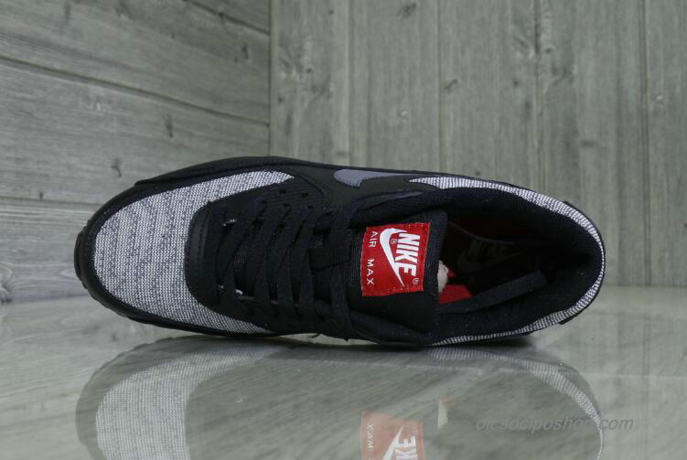 Férfi Nike Air Max 90 Essential Fekete/Szürke Cipők (537384-065) - Kattintásra bezárul