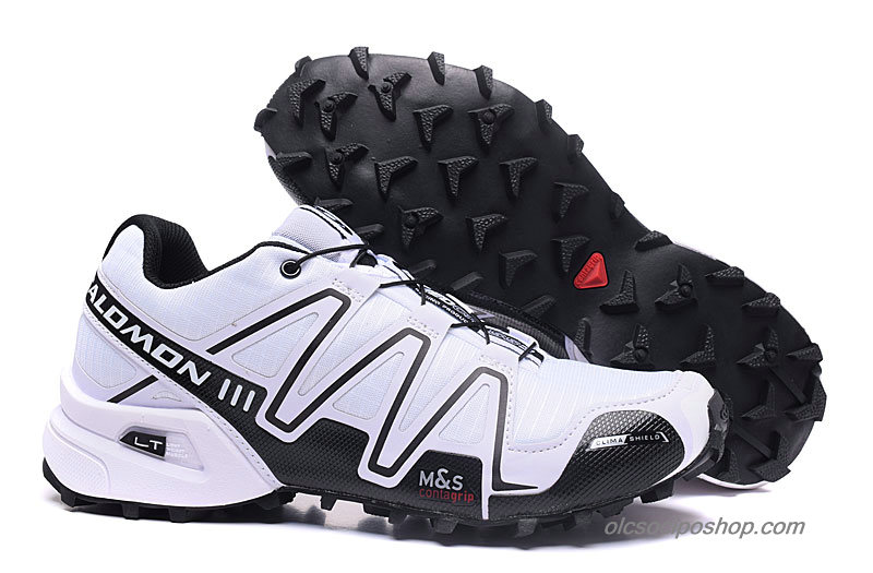 Férfi Salomon Speedcross 3 Fehér/Fekete Cipők - Kattintásra bezárul