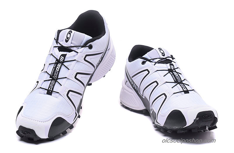 Férfi Salomon Speedcross 3 Fehér/Fekete Cipők - Kattintásra bezárul