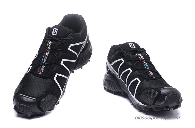 Férfi Salomon Speedcross 4 Fekete/Fehér Cipők - Kattintásra bezárul