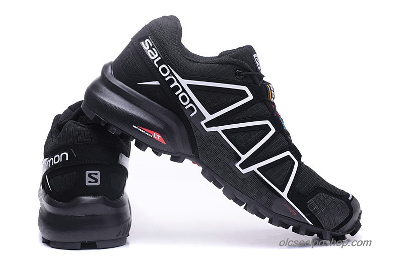 Férfi Salomon Speedcross 4 Fekete/Fehér Cipők - Kattintásra bezárul