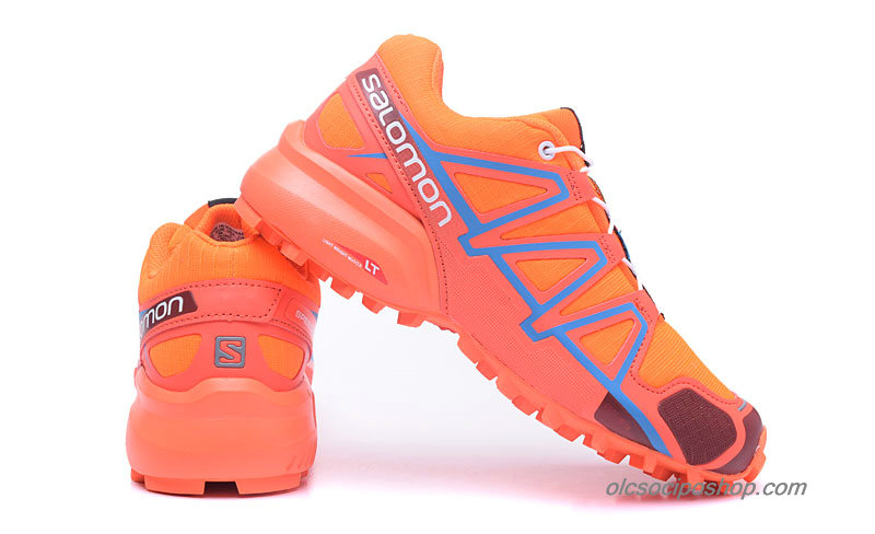 Női Salomon Speedcross 4 Narancs/Kék Cipők - Kattintásra bezárul