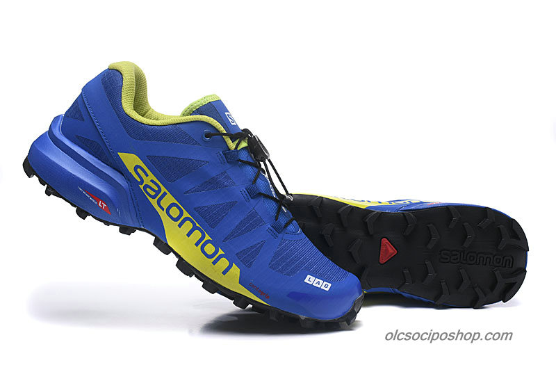 Férfi Salomon Speedcross PRO 2 Kék/Sárga/Fekete Cipők - Kattintásra bezárul