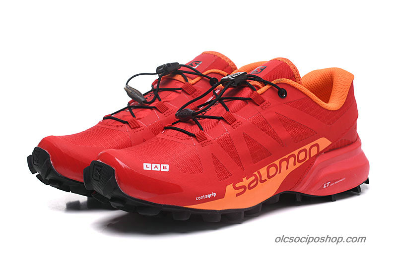 Férfi Salomon Speedcross PRO 2 Piros/Narancs/Fekete Cipők - Kattintásra bezárul