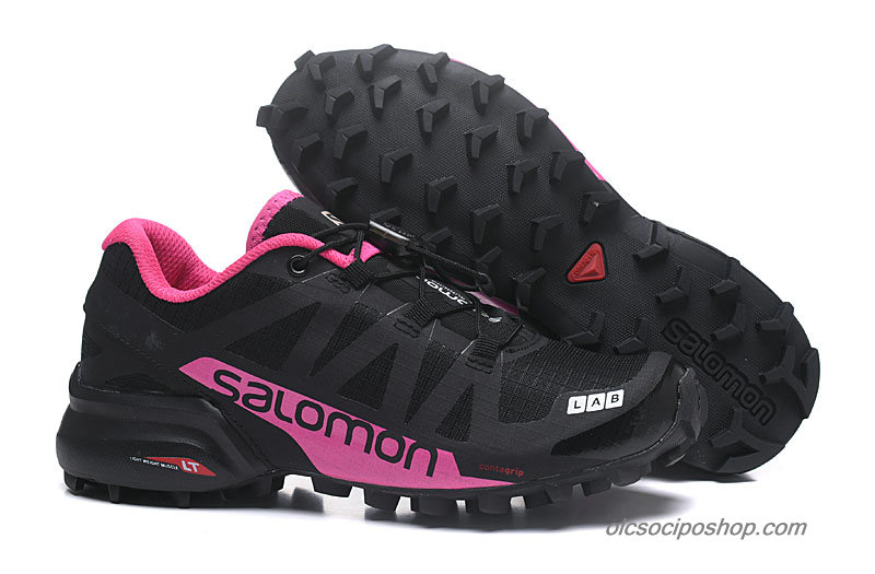Női Salomon Speedcross PRO 2 Fekete/Rózsaszín Cipők - Kattintásra bezárul