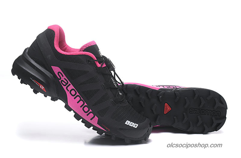 Női Salomon Speedcross PRO 2 Fekete/Rózsaszín Cipők - Kattintásra bezárul