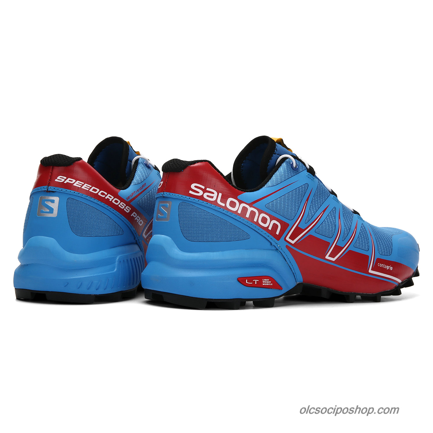 Férfi Salomon Speedcross PRO Kék/Piros/Fekete Cipők - Kattintásra bezárul