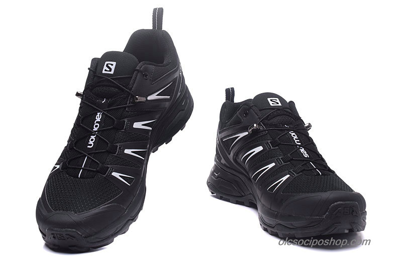 Férfi Salomon X Ultra 3 GTX Fekete/Fehér Cipők - Kattintásra bezárul