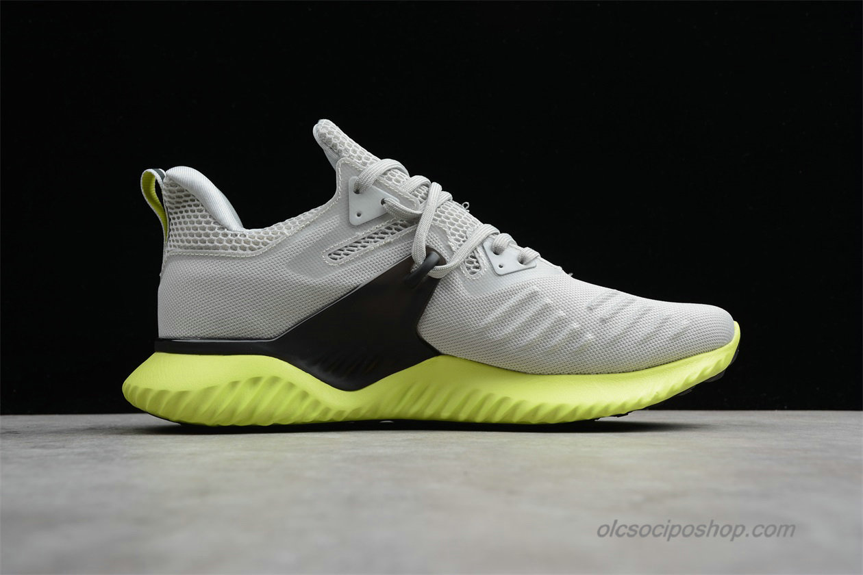 Férfi Adidas Alphabounce Beyond 2.0 Szürke/Fekete/Zöld Cipők (BD7096) - Kattintásra bezárul