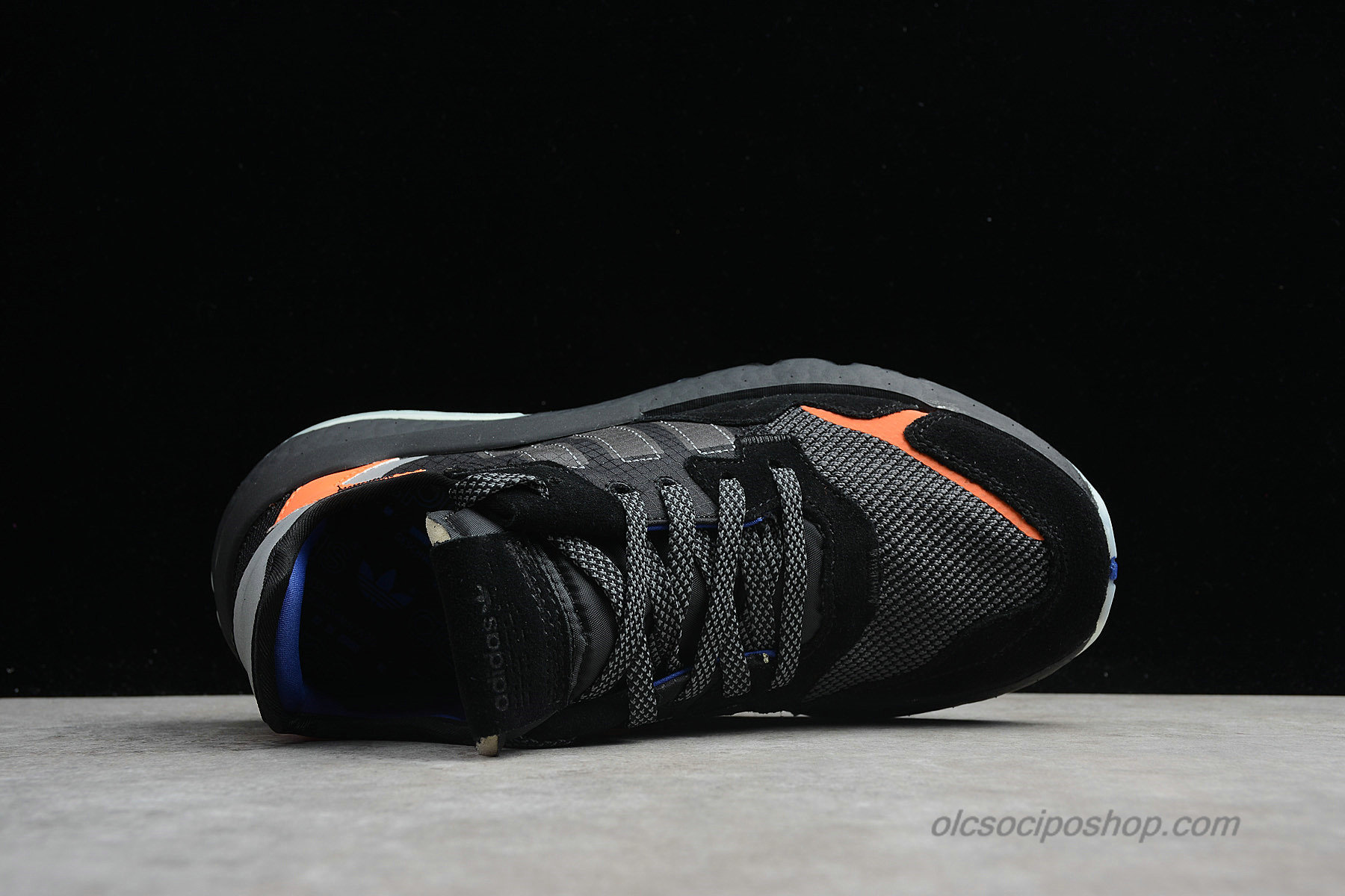 Adidas Nite Jogger 2019 Boost 3M Fekete/Narancs/Szürke Cipők (CG7088) - Kattintásra bezárul