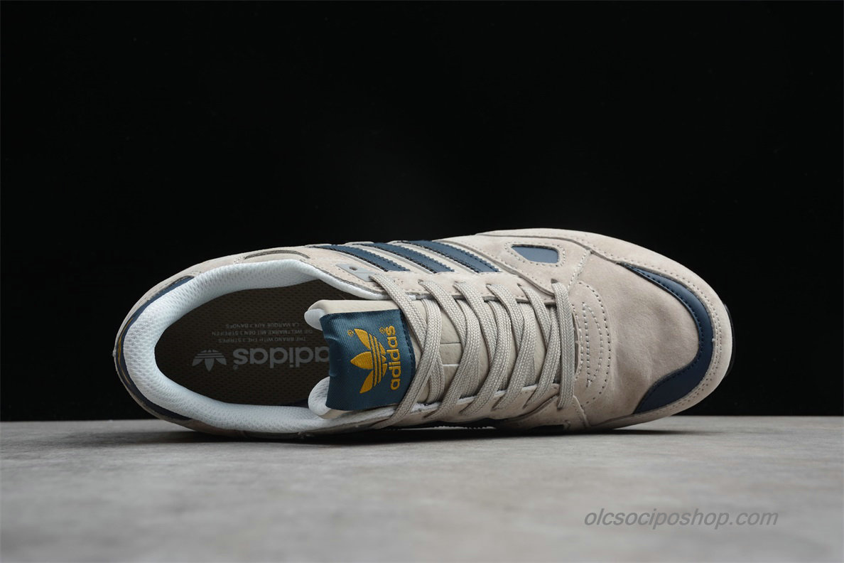 Férfi Adidas ZX750 Suede Homok/Fekete/Szürke Cipők (Q35066) - Kattintásra bezárul