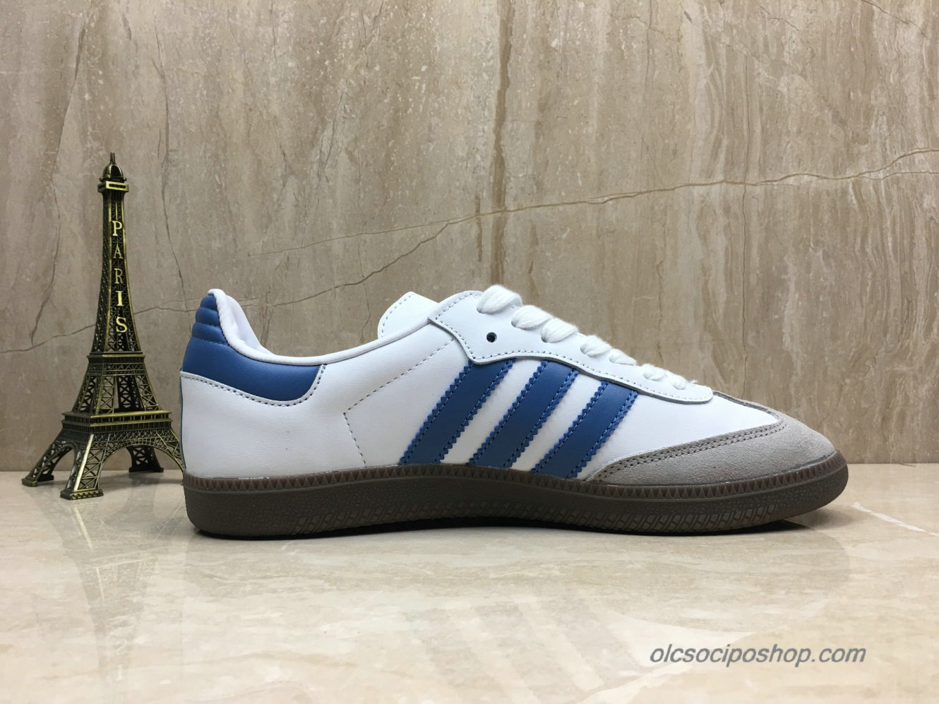 Adidas Samba OG Fehér/Kék/Szürke Cipők (B44629) - Kattintásra bezárul