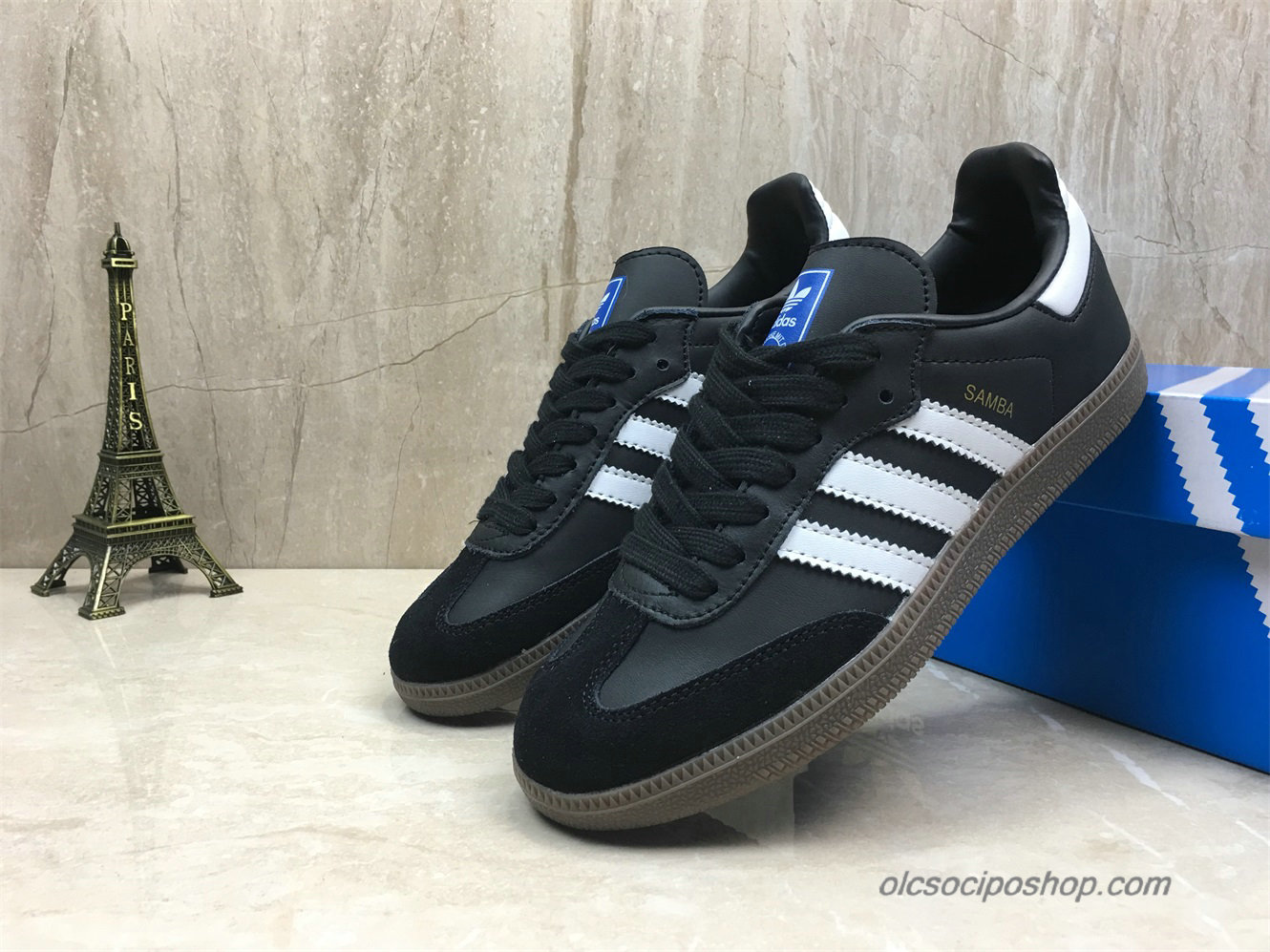 Adidas Samba OG Fekete/Fehér Cipők (B75807) - Kattintásra bezárul