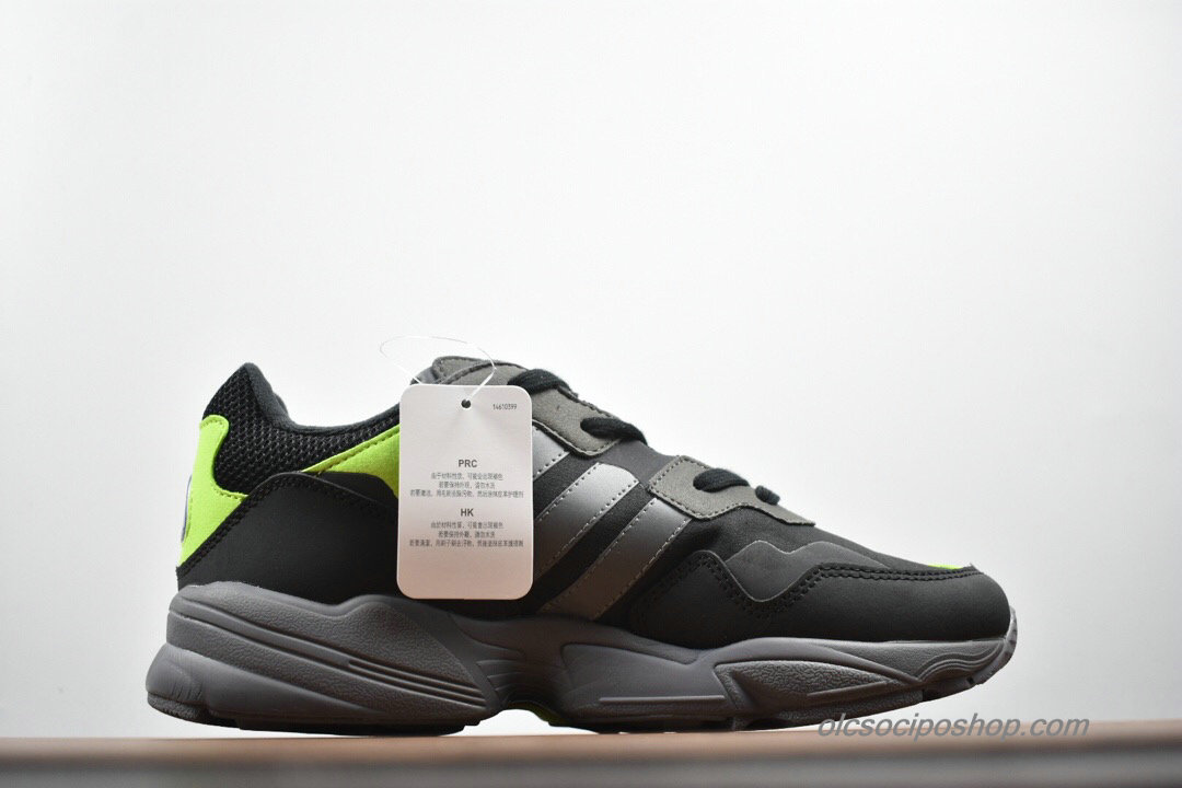 Adidas YUNG-96 Fekete/Zöld Cipők (F97180) - Kattintásra bezárul