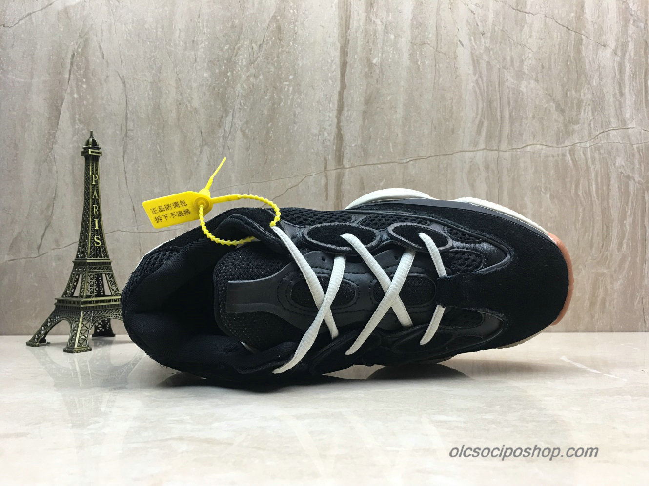 Adidas Yeezy Desert Rat 500 Blush Fekete/Piszkosfehér Cipők (F36680) - Kattintásra bezárul