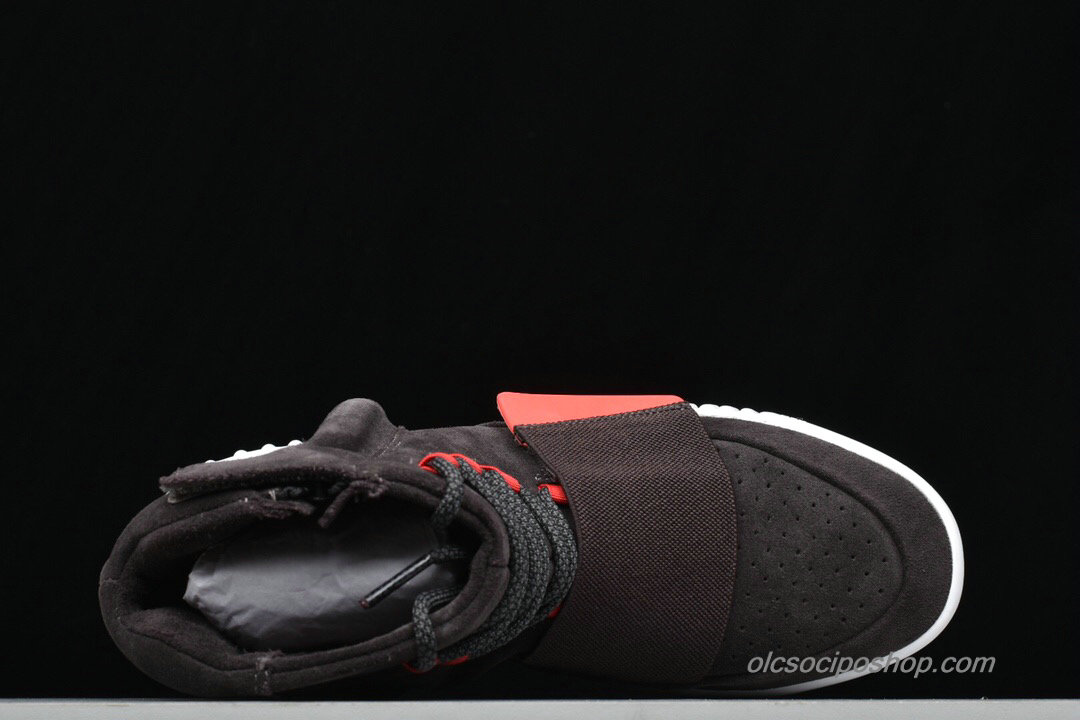 Adidas Yeezy Boost 750 SUP Csokoládé/Piros/Fehér Cipők - Kattintásra bezárul
