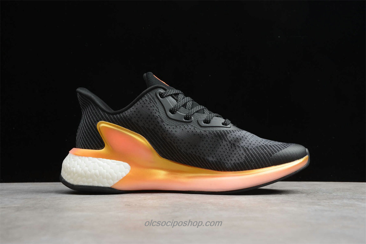 Adidas Alphaboost M Fekete/Narancs/Fehér Cipők (FX1124) - Kattintásra bezárul