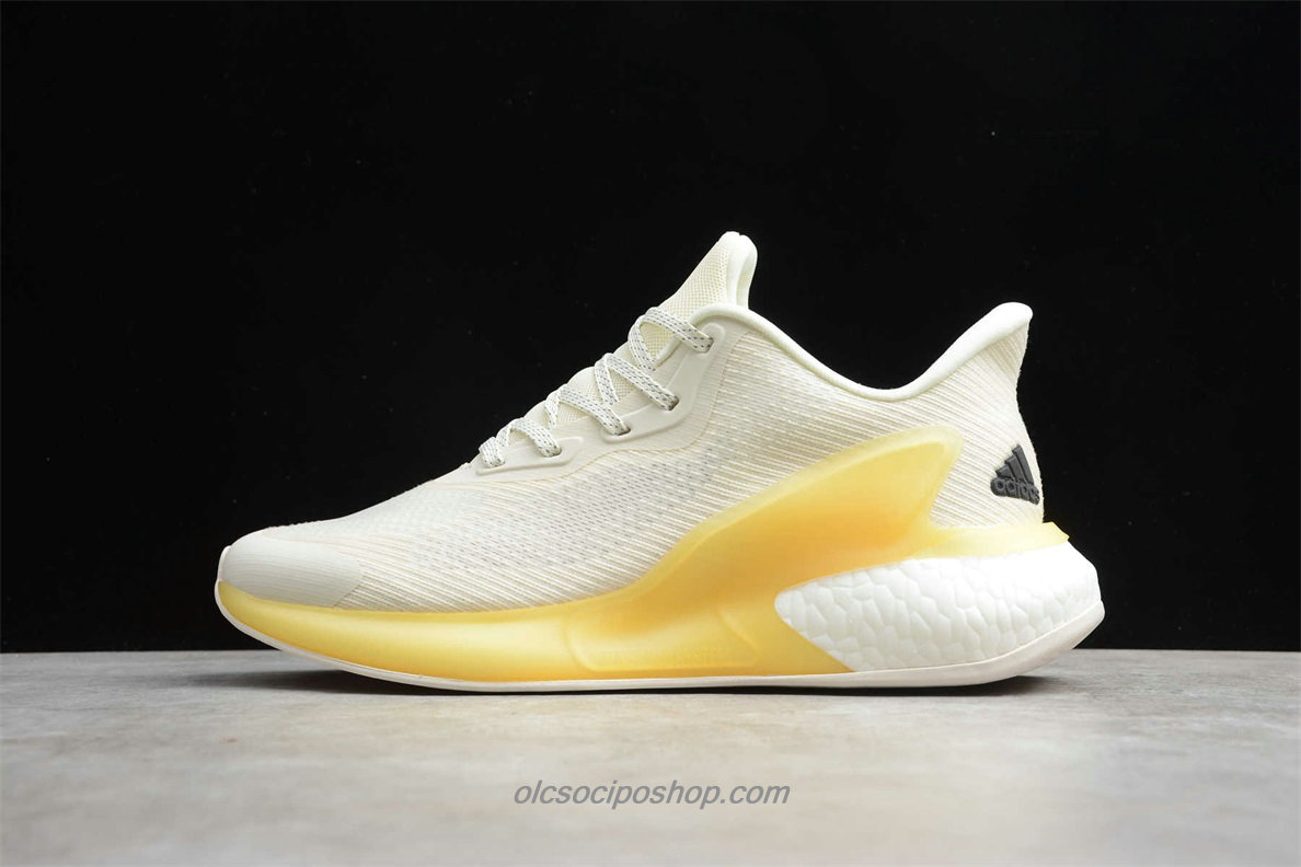 Adidas Alphaboost M Krém/Sárga Cipők (FX1128) - Kattintásra bezárul