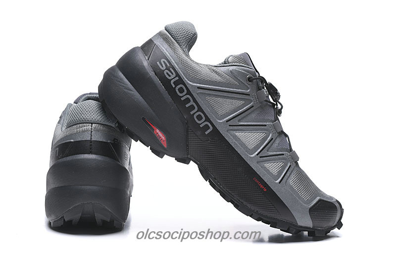 Férfi Salomon Speedcross 5 Szürke/Fekete Cipők - Kattintásra bezárul