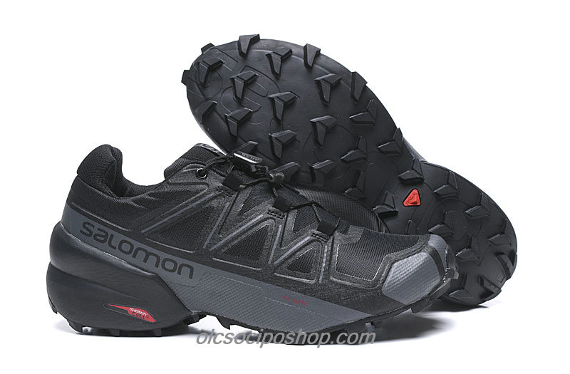 Férfi Salomon Speedcross 5 Fekete/Szürke Cipők - Kattintásra bezárul