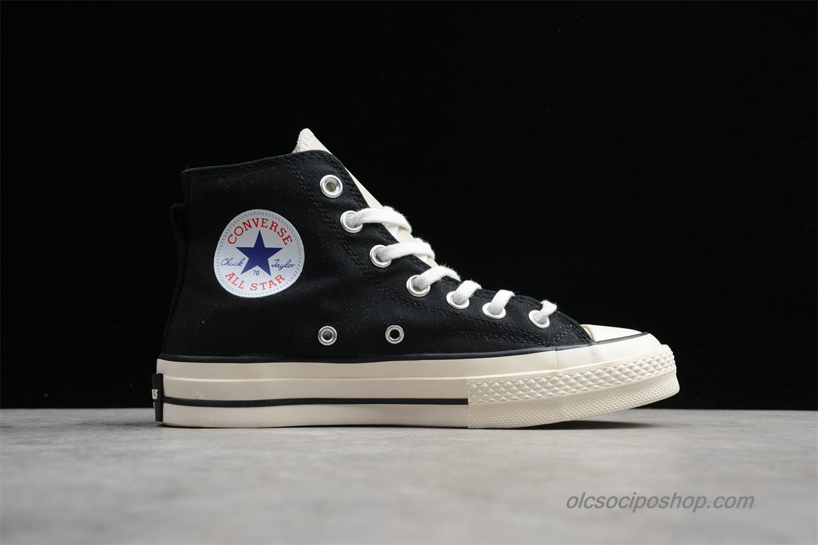 Converse Chuck Taylor All Star 70 HI Fekete/Piszkosfehér Cipők (162349C) - Kattintásra bezárul