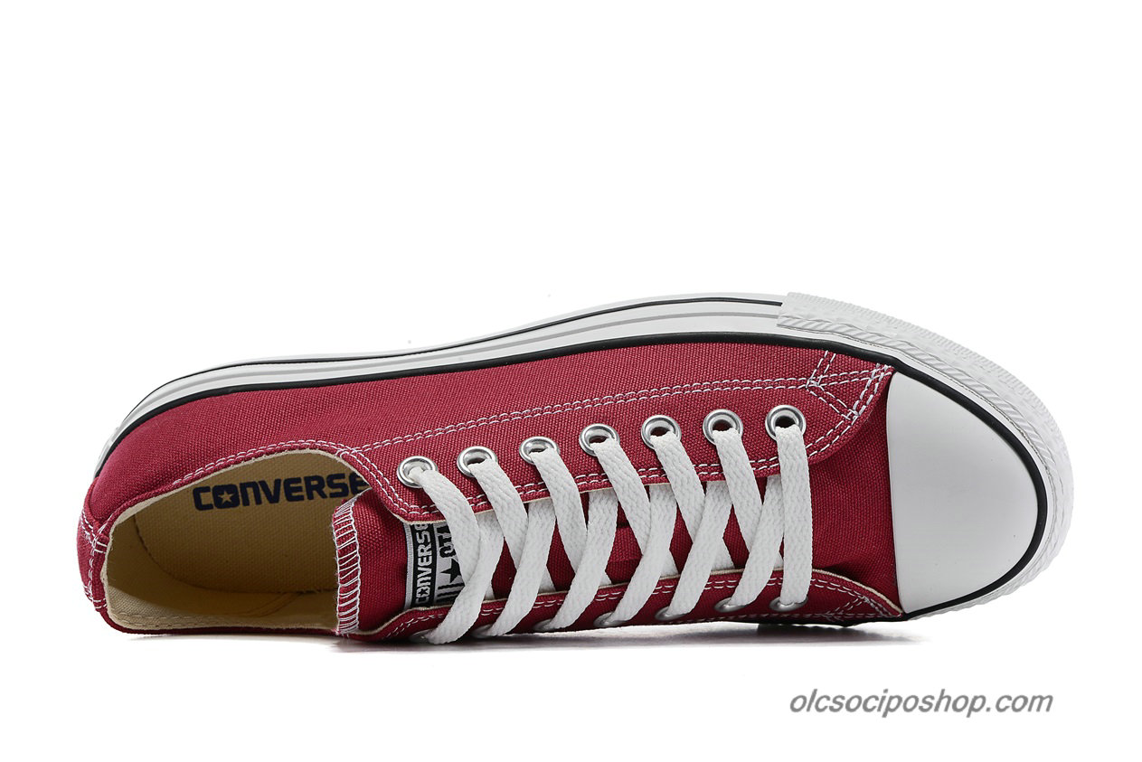 Converse Chuck Taylor All Star Low Classic Sötét vörös Cipők (139794C) - Kattintásra bezárul