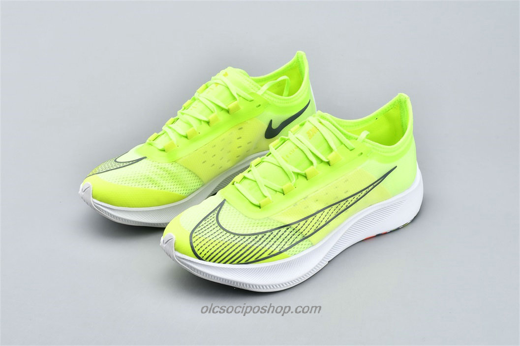Nike Zoom Fly 3 Rise Zöld/Fehér Cipők (AT8240 200) - Kattintásra bezárul