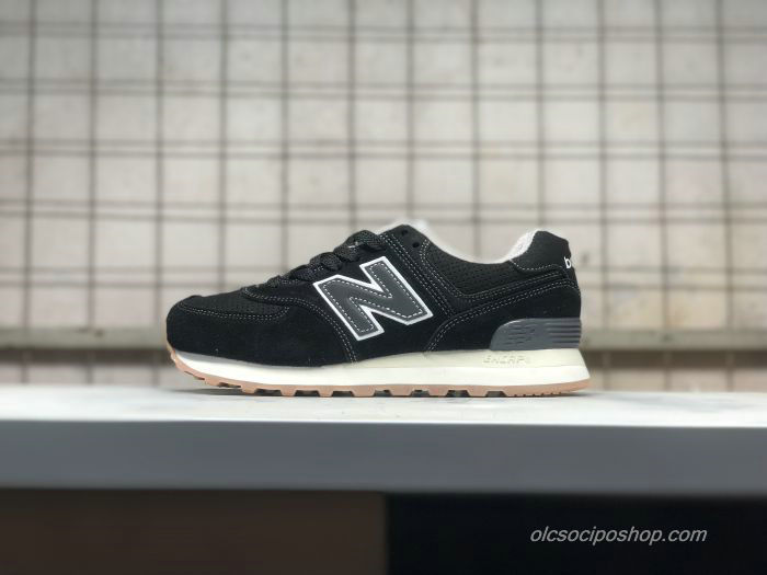 New Balance 574 Fekete/Szürke Cipők (NB574ESE) - Kattintásra bezárul