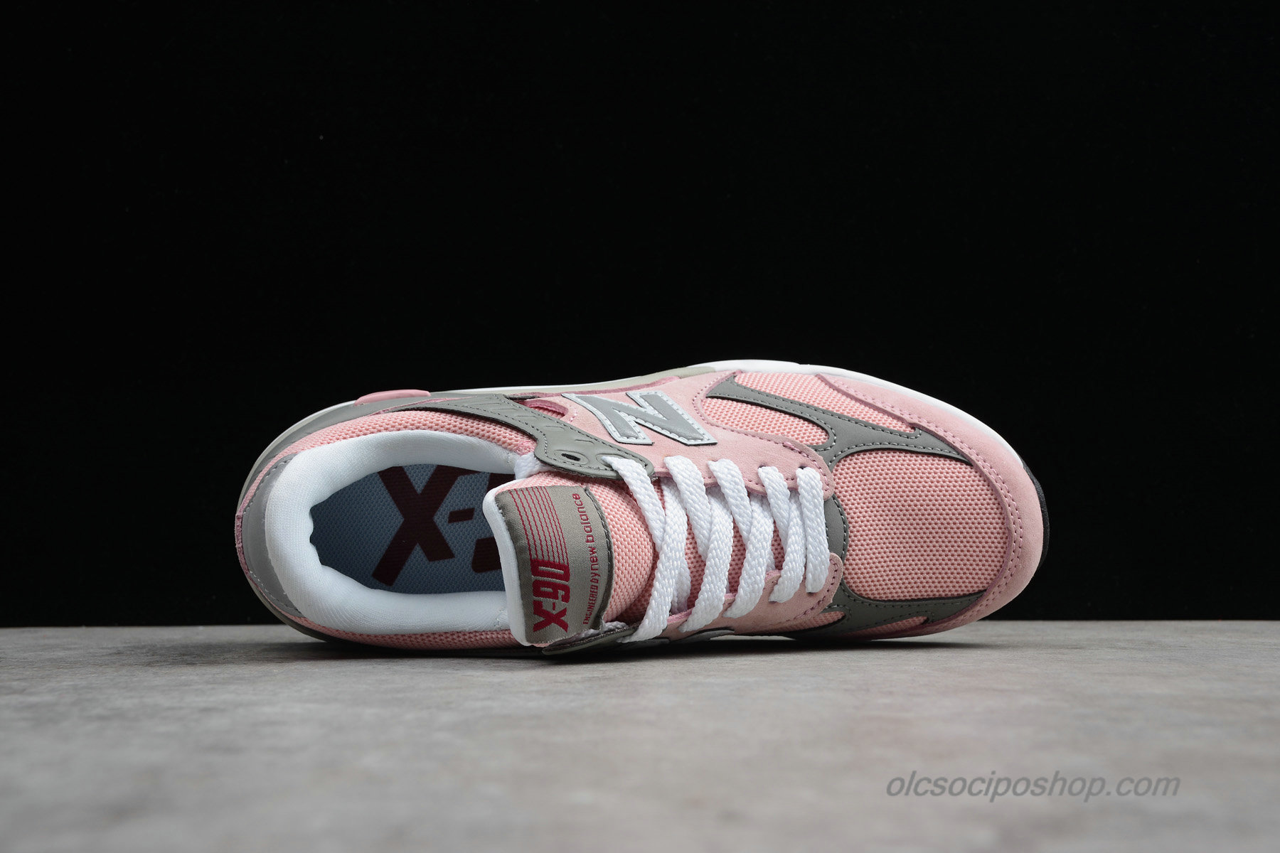 Női New Balance X-90 Rózsaszín/Szürke/Fehér Cipők (WSX90RMN) - Kattintásra bezárul