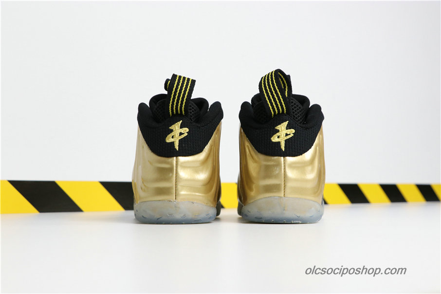 Férfi Nike Air Foamposite One Arany/Fekete Cipők (314996-700) - Kattintásra bezárul