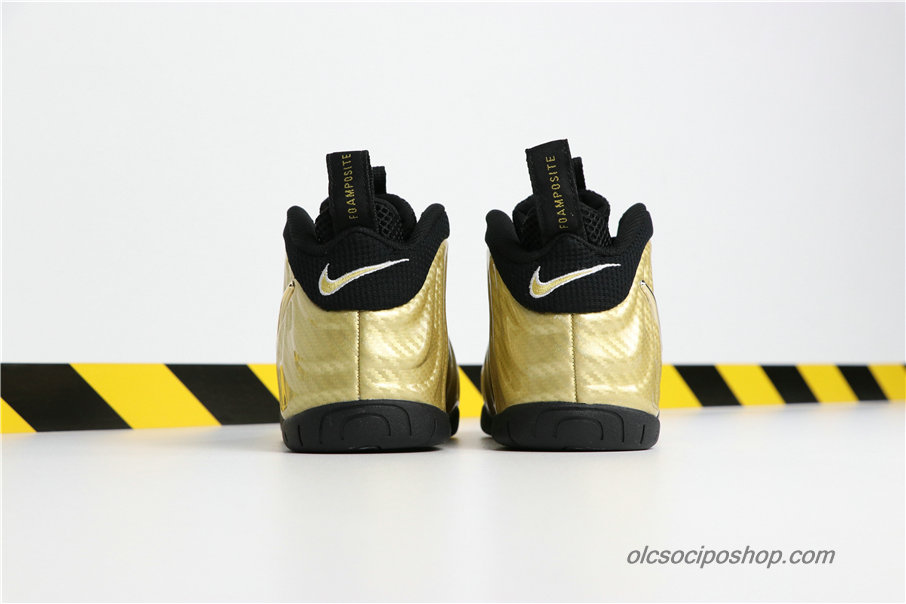 Férfi Nike Air Foamposite Pro Arany/Fekete Cipők (624041-701) - Kattintásra bezárul