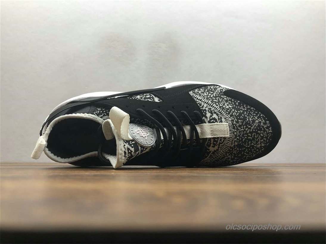 Nike Air Huarache Run Ultra Fekete/Szürke/Fehér Cipők (753889-991) - Kattintásra bezárul